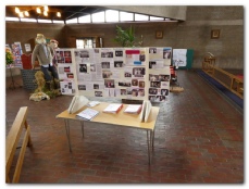 One of the many notice boards around the Church