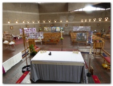 A view from behind the Altar